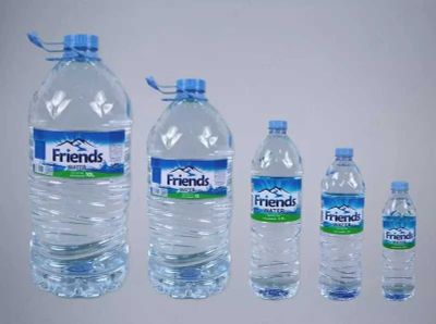 Friends water 0.5L 1L 1.5L 5L 10L
