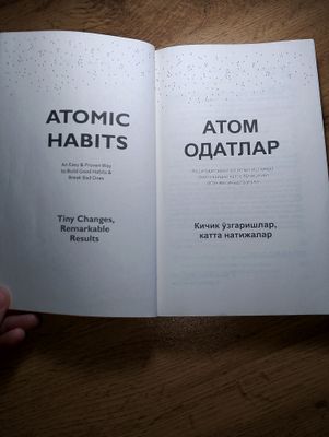 "Atom odatlari" kitobi