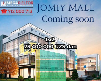 "Jomiy Mall" | yangi Savdo Markazi"