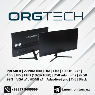 [NEW] монитор Premier 27 IPS 100Hz