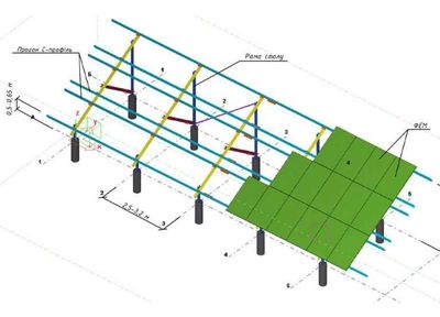 Разработка эскизный проект установки солнечных панелей