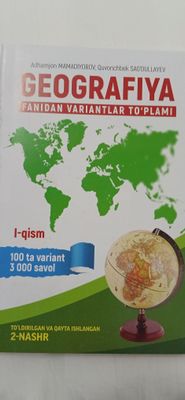 gegrafiyaga oid toplam kitob