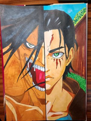 Rasm. Qo'lda chizilgan Anime Qahramoni