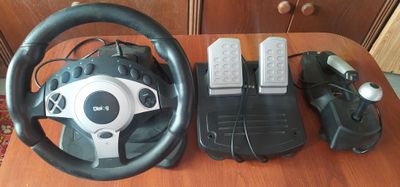 Продаю руль Dialog GW-301 (USB , вибро , педали)