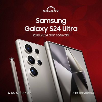 Samsung S24 Ultra 12/256 GB - muddatli toʻlovga