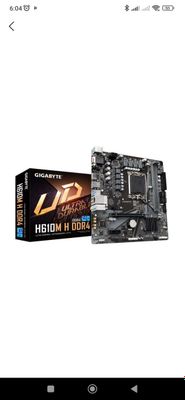 Материнска плата Gigabyte H610 DDR4 в отличном состоянии