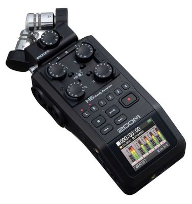 Zoom h6 4mikrofon ulanadi