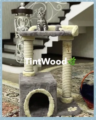 Когтеточка для кошки. Домик для кошки.