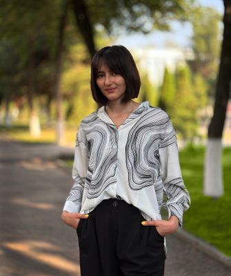Женская рубашка с 3Д узором, белая, длинные рукава