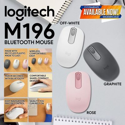 Топ! Logitech M196 Bluetooth цвет Graphite Беспроводная мышка/мышь