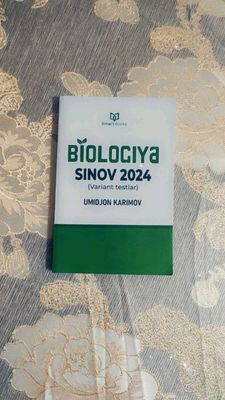Biologiya Sinov 2024 (Variant testlar)
