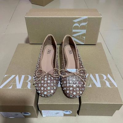 Новые женские балетки Zara, 39 размер.