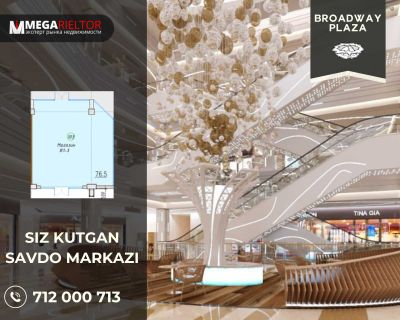 Broadway Plaza – Daromadli biznes uchun ideal joy!