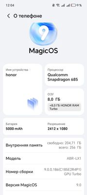 Honor x8c 8/256 xolati ideal