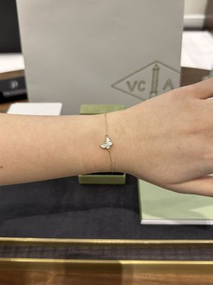 NEW Браслет Van Cleef & Arpels Sweet Butterflies VCARF6900