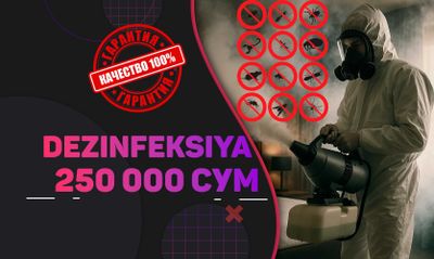 Dezinfeksiya klop tarakan Дезинфекция клопов тараканов СКИДКИ до 40% D