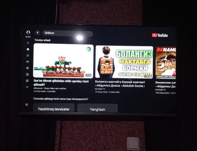 Artell 43 lik bez ramka galasavoy smart televizor