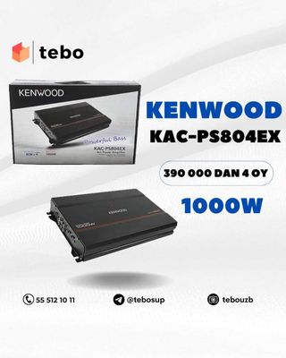 KENWOOD 1000W KAC-PS804EX ovoz kuchaytirgichlari Muddatli to'lovga