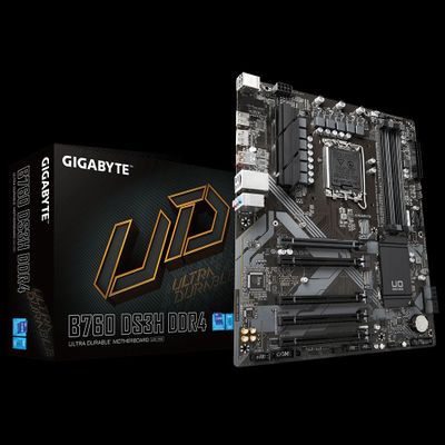 GIGABYTE B760 DS3H DDR4 + 24Gb DDR4 RAM Материнская плата GIGABYTE B
