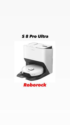 Roborock робот пылесос S8 Pro Ultra Белый/Чёрный