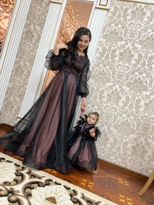 Вечерная платья мама и дочь