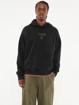 Новый худи GUESS Original премиум, чёрный, унисекс