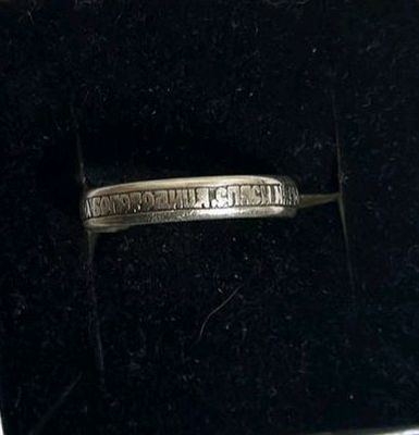 кольцо серебро 925