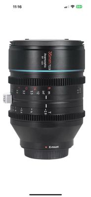 Sirui Venus 35mm T2.9 1.6x Full Frame anamorphic E mount новый упаковк