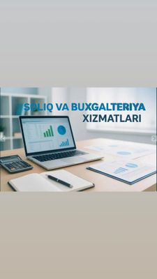 Online soliq va buxgalteriya xizmatlarini korsatamiz