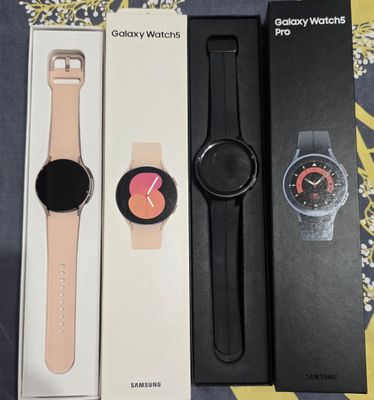 Samsung Watch 5 40 gold & 5 pro 45 bleck