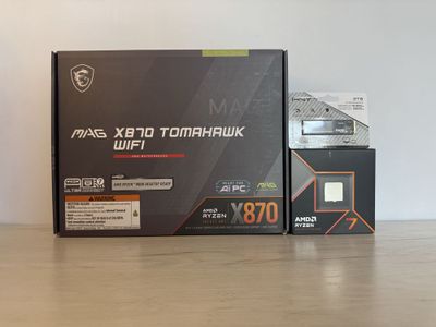 Комбо | MSI X870 Tomahawk | Ryzen 7 9700X | PNY CS2150 GEN5 2TB