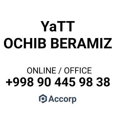 YaTT ochib beramiz | Откроем ИП