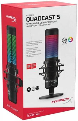 Микрофон HyperX QuadCast S черный