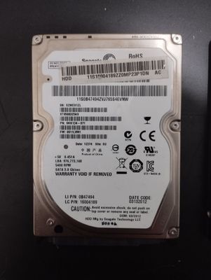 Hdd noutbuklar uchun xotira