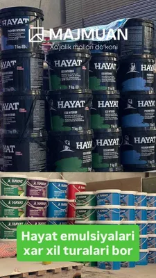 Emulsiyalar har-hil turlari mavjud