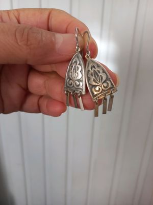 серьги серебряные