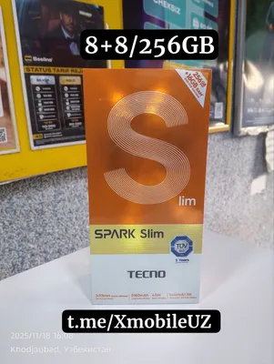 Tecno Spark Slim 8+8/256GB