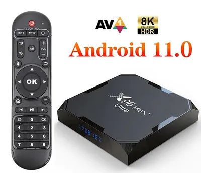 Тв приставка X96 Max+Ultra 4/32 на процессере Amlogic S905X4