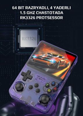 Портативная игровая консоль R36S c IPS экраном 64GB
