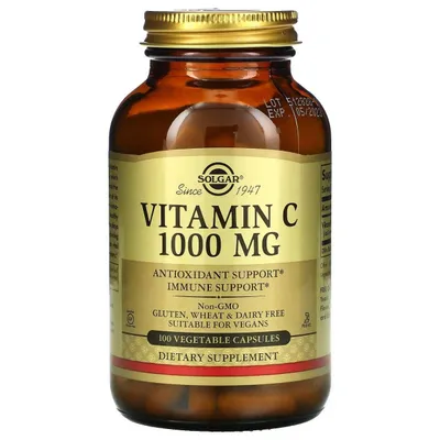 Solgar Vitamin C 1000mg, Солгар Витамин С 1000мг.