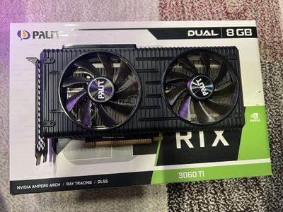 Видеокарта palit rtx3060ti в идеальном состоянии.