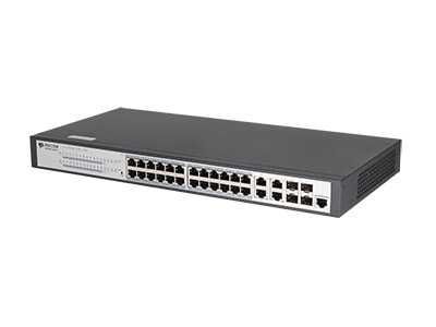 BDCOM - S2528-P 24-Port Gigabit PoE+ 4-Port Gigabit RJ45/SFP Combo L3