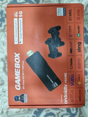 Игровая приставка Game Stick Box на Android TV, 64 Гб, Смарт ТВ, игры