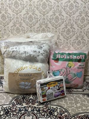 Pastel ko'rpa 2kiwilik yostiqlar hammasi yangi kachestvasi vapwe zooor