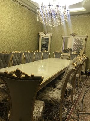 Стол со стульями, комод 2 пенала
