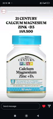 21 century Kalsiy Vitamin D3 ozuqasi