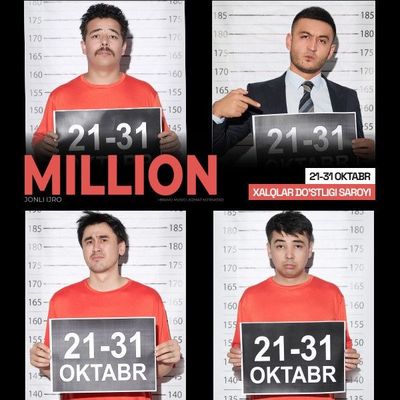 Million konsert 21-31 oktyabr