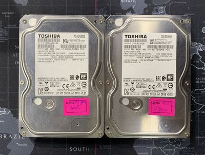 Жесткие диски Toshiba 1tb ( здоровье 100%)