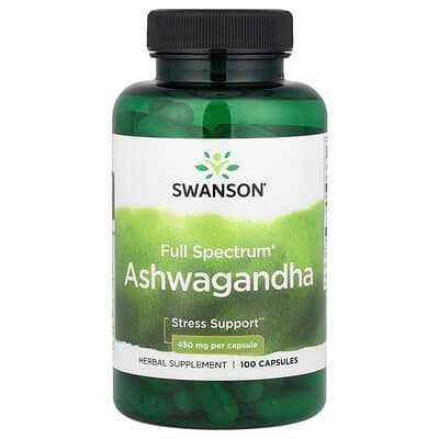 Ashwagandha 450mg Swanson N100