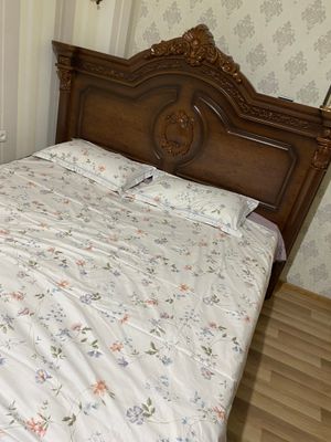Спальный гарнитур кровать, тумбы, комод, шкаф